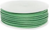 Waxkoord Katoen (2 mm) Bright Mint Green (25 Meter)
