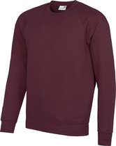 Awdis Academie Herenbemanning Hals Raglan Sweatshirt (Bourgondië)