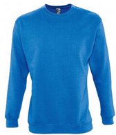 SOLS Heren Supreme Plain Cotton Rich Sweatshirt (Koningsblauw)