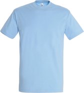 SOLS Heren Keizerlijke Zwaargewicht T-Shirt met korte mouwen (Hemelsblauw)