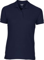 Gildan DryBlend Dames Sport Dubbel Pique Polo Shirt (Marine Blauw)