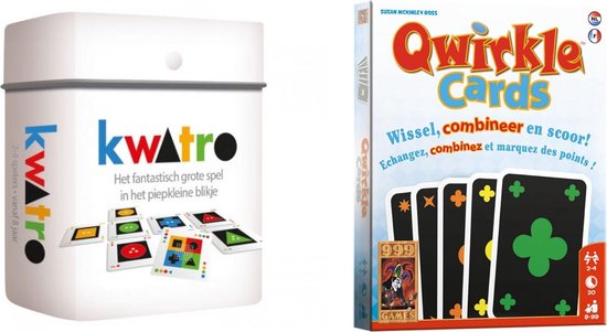 Spellenbundel - Kaartspel - 2 stuks - Kwatro & Qwirkle Kaartspel | Games |  bol.com