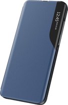 Smart View Window Flip Cover met Magneetsluiting voor Galaxy S10 Lite - Marineblauw