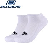 Skechers - Sneakersokken - Heren / Dames - Badstof - Arch support - wit - 39-42