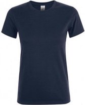 SOLS Dames/dames Regent T-Shirt met korte mouwen (Franse marine)