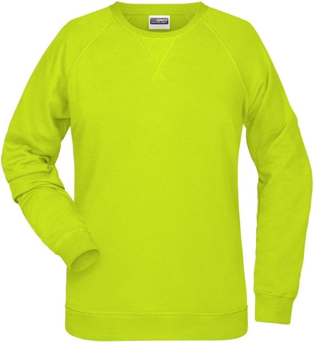 James and Nicholson Dames/dames Raglan Sweatshirt met lange mouwen Zuurgeel