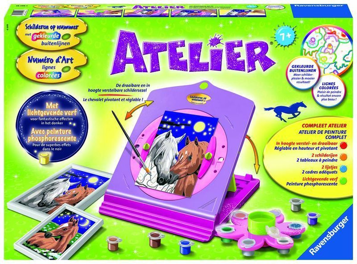 Zeeslak ironie salaris Ravensburger Schilderen op nummer Atelier® - Hobbypakket | bol.com