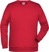 James And Nicholson Heren Basis Sweatshirt (Rood)