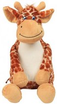 Mumbles Zippie Giraffe Soft Toy (Bruin)