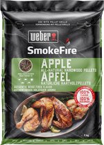 Weber Wood Pellets Apple - SmokeFire Hardhout pallets 9KG Appel