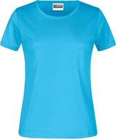 James And Nicholson Dames/dames Ronde Hals Basic T-Shirt (Turquoise)