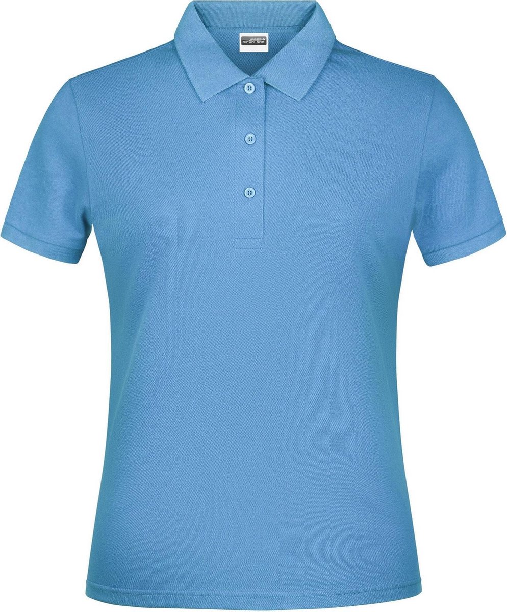 James And Nicholson Dames/dames Basic Polo Shirt (Hemelsblauw)