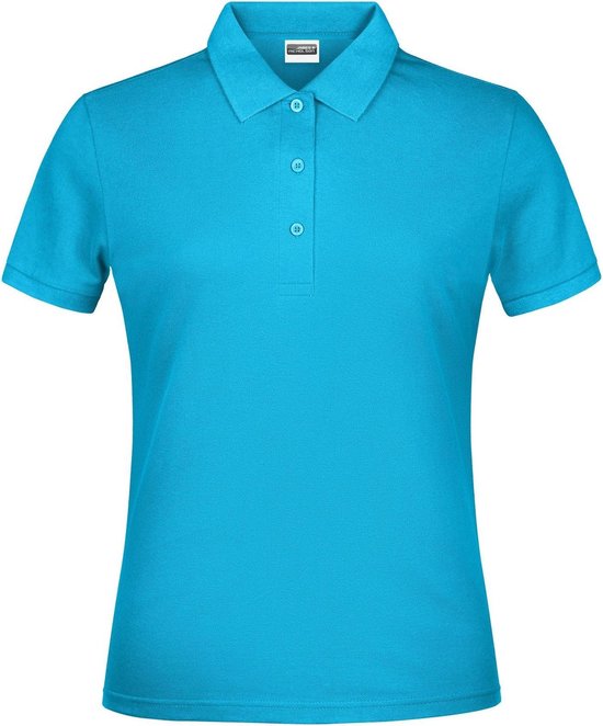 James And Nicholson Dames/dames Basic Polo Shirt (Turquoise)