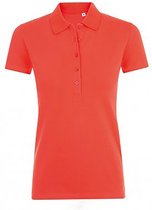 SOLS Dames/dames Phoenix Phoenix Polo met Korte Mouwen (Hibiscus)