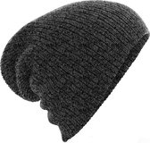 Beechfield Zware maat Slouch Beanie (Antiek Grijs)