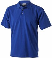 James and Nicholson Heren Medium Pique Polo (Donker koningsblauw)