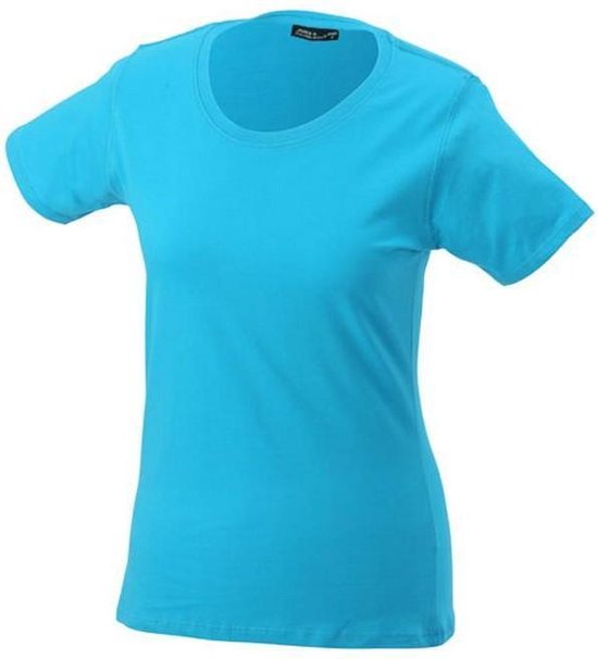 James and Nicholson Dames/dames Basic T-Shirt (Turquoise)