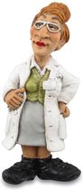 Grappige beroepen beeldje arts vrouw vrouwenarts KOELKAST MAGNEET MINI 7.2 cm de komische wereld van  karikatuur beeldjes – komische beeldjes – geschenk voor – cadeau -gift -verjaa