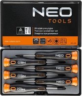 Neo Tools Precisieschroevendraaierset 6dlg, Torx, Magnetisch, Crmo Staal