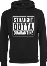 Heren Straight Outta Quarantine - Lock Down - Urban - Casual - Modern - Nieuw - Corona - Streetwear Hoodie