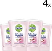Dettol No-Touch Wasgel Navulling Voedende Sheabutter - 250 ml - Handzeep 4 stuks
