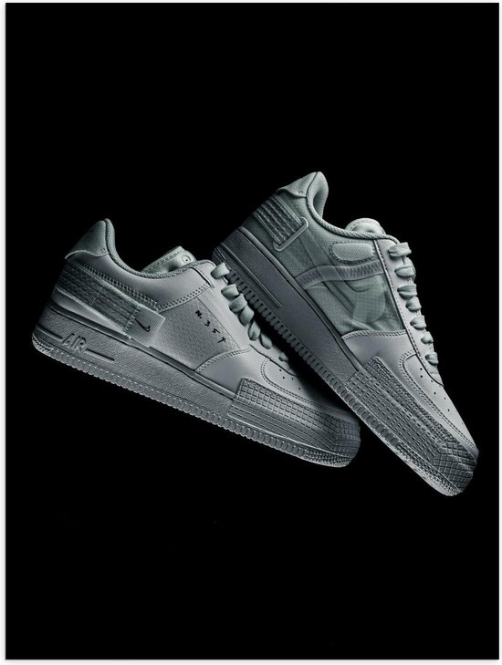 Affiche – Nike Air Chaussures pour femmes Witte Fond Noir - Photo 30x40cm  sur Papier... | bol.com