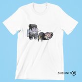 Among Us Sasuke Naruto Orochimaru Parody Meme T-Shirt | Geek Otaku PopCulture Gamer Anime | Wit Maat XL