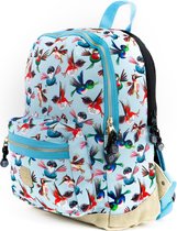 Pick & Pack Birds Backpack M / Dusty blue
