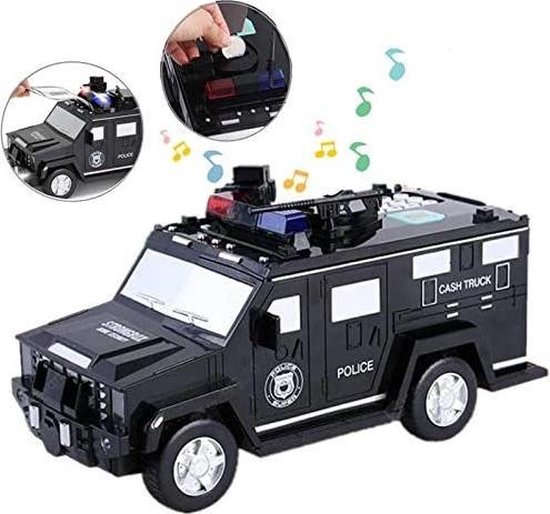 Kluis met Pincode - SWAT Auto - Spaarpot Kind - Munten & Briefgeld | bol.com