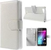 Wiko Lenny Hoesje Wallet Case Wit