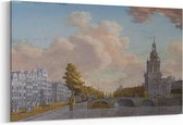 Schilderij - De Jan Roodenpoortstoren te Amsterdam — 100x70 cm