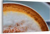 Schilderij - Cup of cappuccino coffee — 90x60 cm