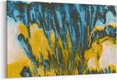 Schilderij - Painting  yellow & green — 90x60 cm