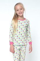 Happy Pyjama's | Fruit prints | Vrolijke & Hippe pyjama meisjes - pyjama jongens|maat: 146/152 (10-12 jaar)