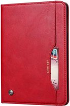 Apple iPad 10.2 2019 / 2020 / 2021 Portemonnee Tri-Fold Hoes Rood