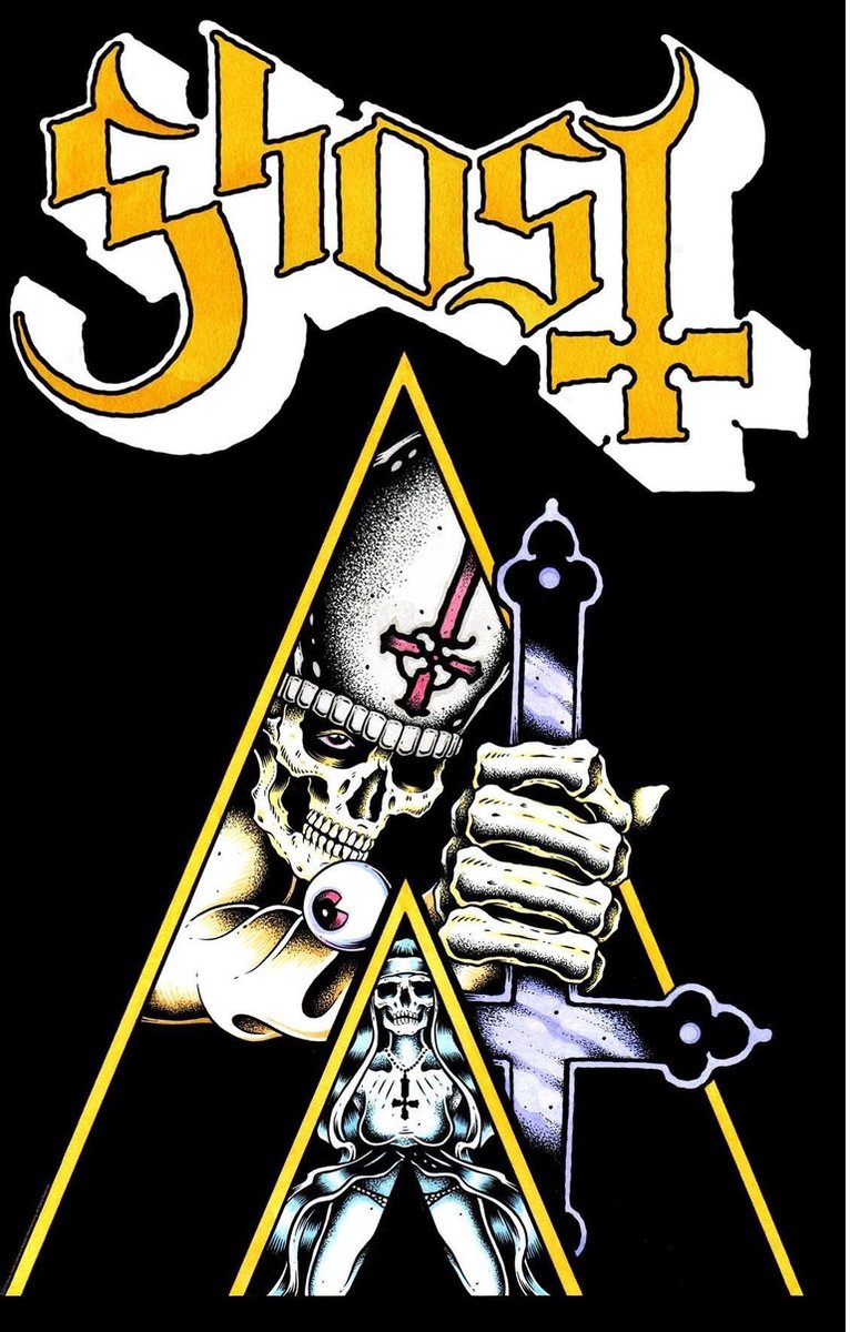 Ghost - Clockwork Ghost - Textiel postervlag
