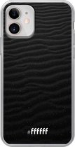 iPhone 12 Mini Hoesje Transparant TPU Case - Black Beach #ffffff