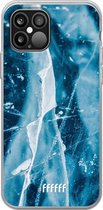 iPhone 12 Pro Max Hoesje Transparant TPU Case - Cracked Ice #ffffff