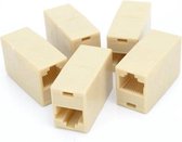 5 Stuks UTP Koppelstuk voor Internetkabel - RJ45 CAT5E CAT6 - Ethernet kabels Internet Netwerkkabel - Verlengstuk