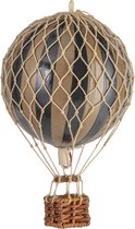 Authentic Models - Luchtballon 'Floating The Skies' - goud/zwart - diameter luchtballon 8,5cm