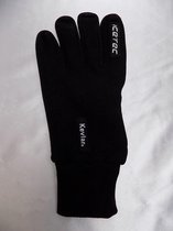 Snijvaste schaatshandschoen Icetec zwart maat S