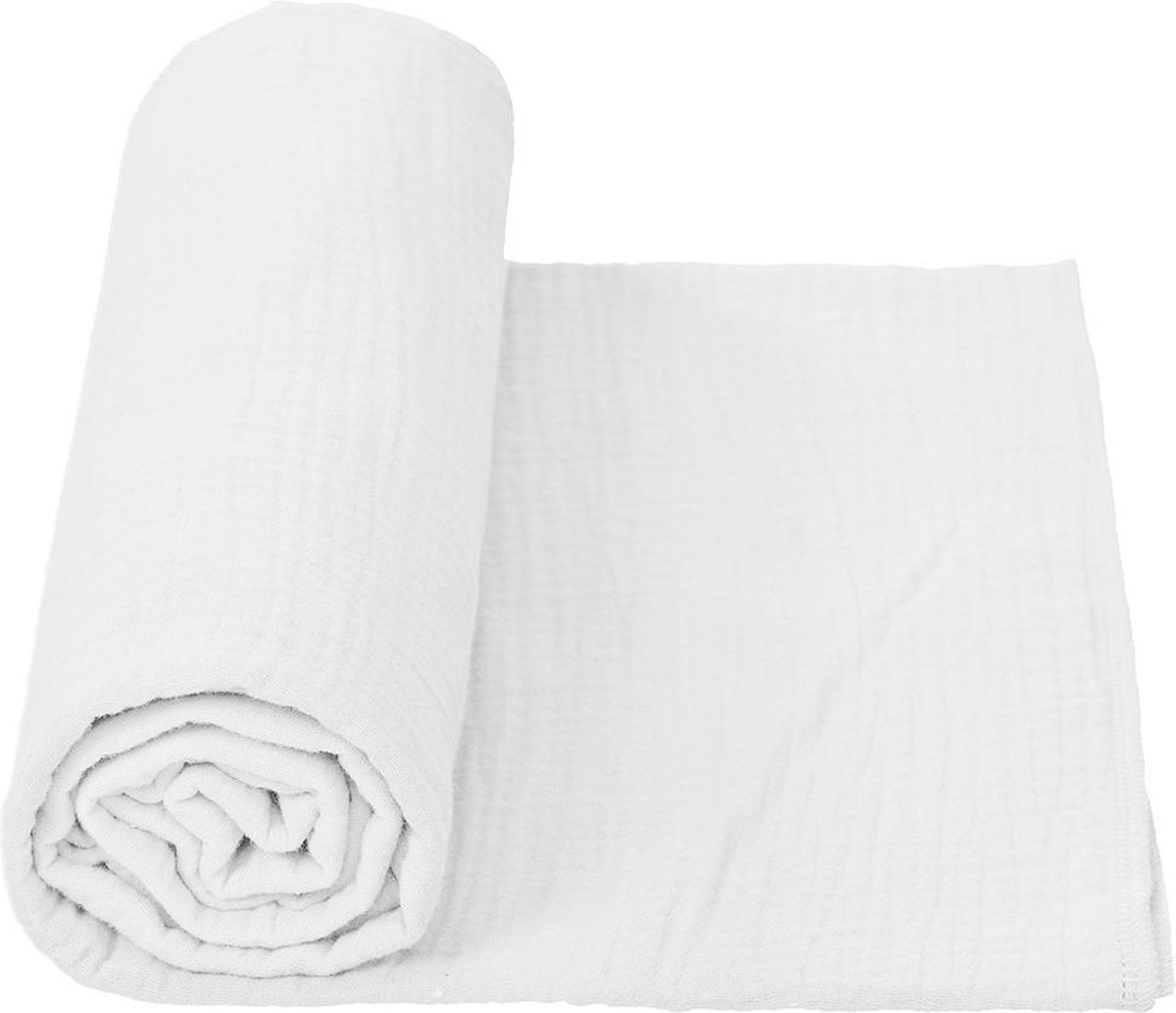 Goedkoopste Cottonbaby Multidoek XL - Cottonsoft - Swaddle - 120x120 cm - wit