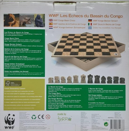 Afbeelding van het spel Wereld Natuurfonds Kongo-bekken schaakspel