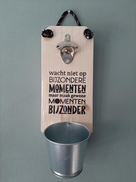 Bieropener Flesopener Wacht niet op bijzondere momenten