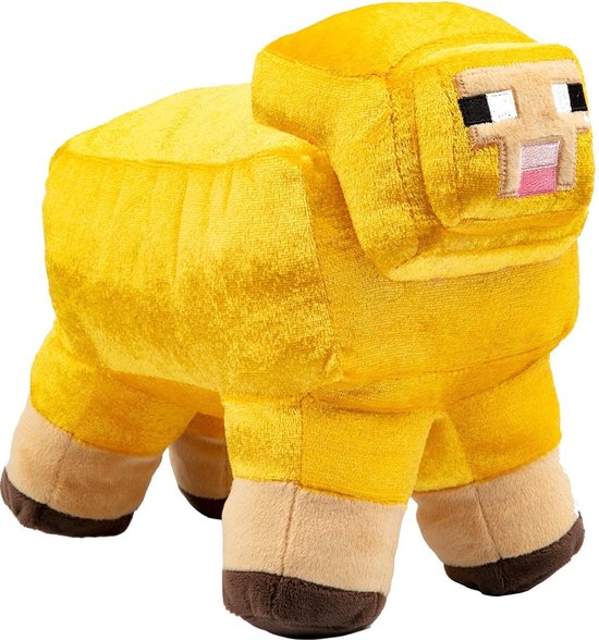 Peluche Minecraft Earth - Happy Explorer Golden Sheep en édition Limited |  bol.
