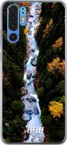 Huawei P30 Pro Hoesje Transparant TPU Case - Forest River #ffffff