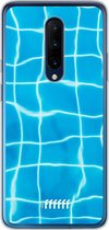 OnePlus 7 Pro Hoesje Transparant TPU Case - Blue Pool #ffffff
