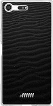 Sony Xperia XZ Premium Hoesje Transparant TPU Case - Black Beach #ffffff