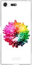 Sony Xperia XZ Premium Hoesje Transparant TPU Case - Rainbow Pompon #ffffff