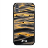 iPhone X Hoesje TPU Case - Water Waves #ffffff